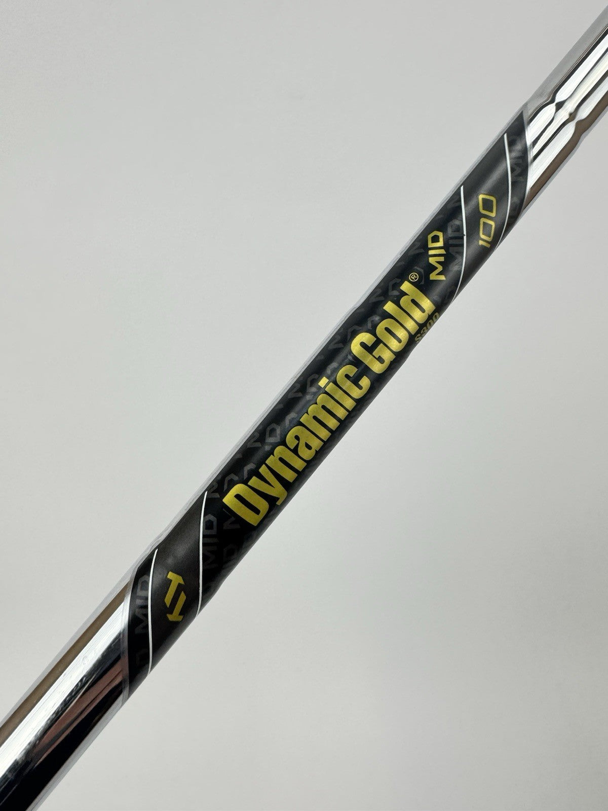Dynamic Gold Mid 100 Iron Shaft S300 Stiff Flex Steel 35.5”/0.370 Parallel/337061