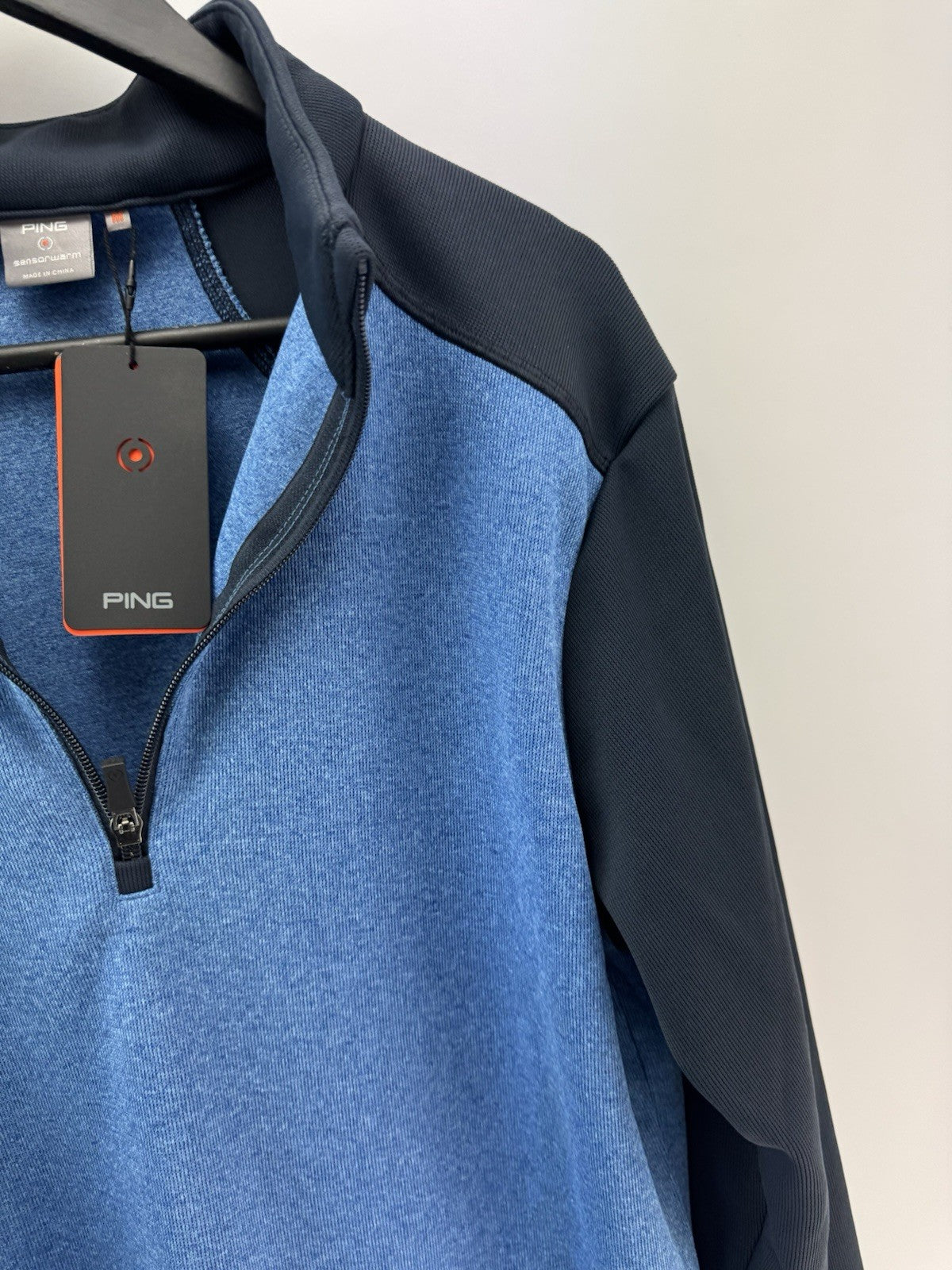 Ping Golf Mens Pullover Ramsey 1/2 Zip Sensorwarm UK Medium /Blue /New /300524