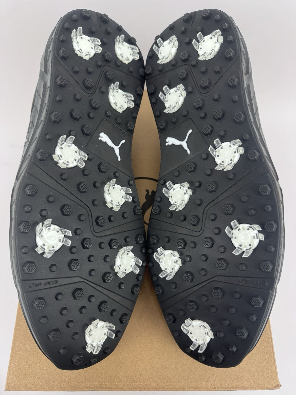 Puma Ignite Elevate 2 Tour Men's Golf Shoes Size UK 10.5 Black Waterproof/3230310