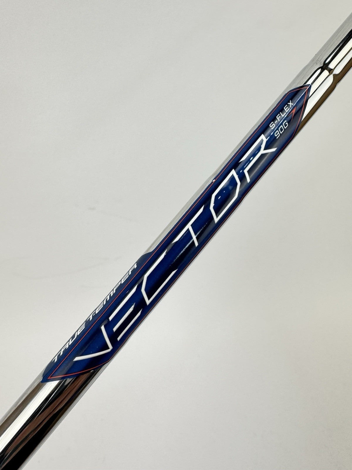 True Temper Vector Iron Shaft 90G Stiff Flex Steel 36” /0.370 Parallel /346260