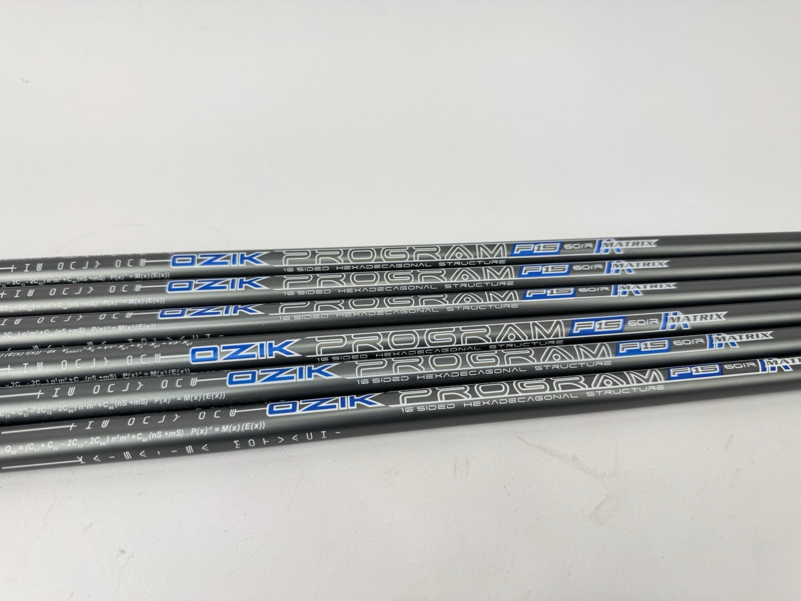Matrix Ozik Iron Shaft Set (6) Program 60 Regular Graphite 0.355 Tapered /339540