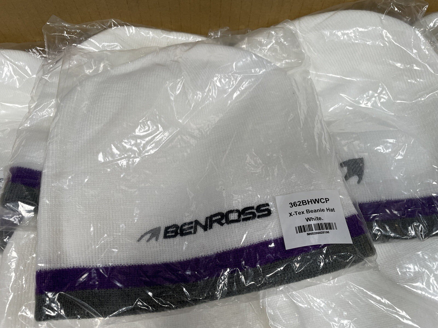 Joblot Golf Hats Beanie (33) Benross Golf /X-Tex White /One Size /New /160965