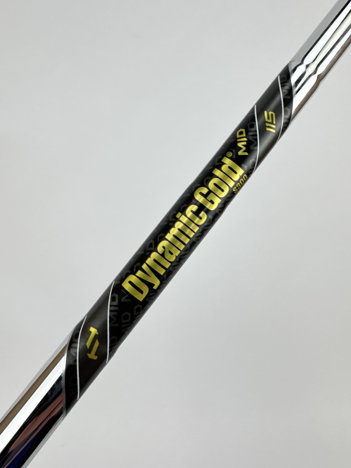 Dynamic Gold 115 Iron Shaft Mid S300 Stiff Flex Steel 36”/0.355 Tapered/332732