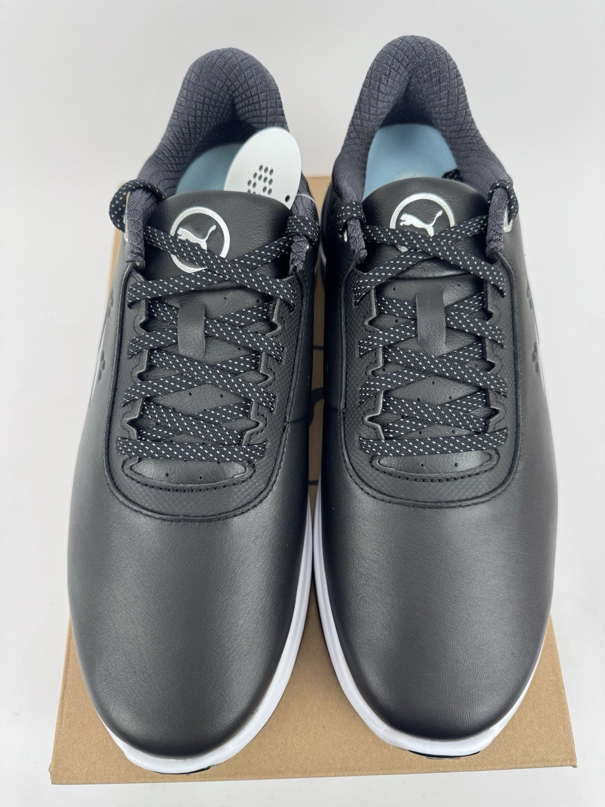 Puma Phantomcat Nitro Men's Golf Shoes Size UK 9.5 Black Silver Yellow/320134