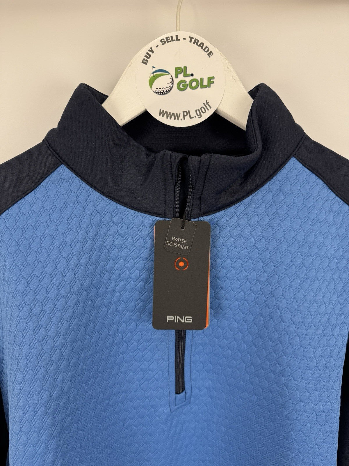 PING Nolan Water Resistant Golf Jacket Men's Size Large Tidal Blue Navy/312965