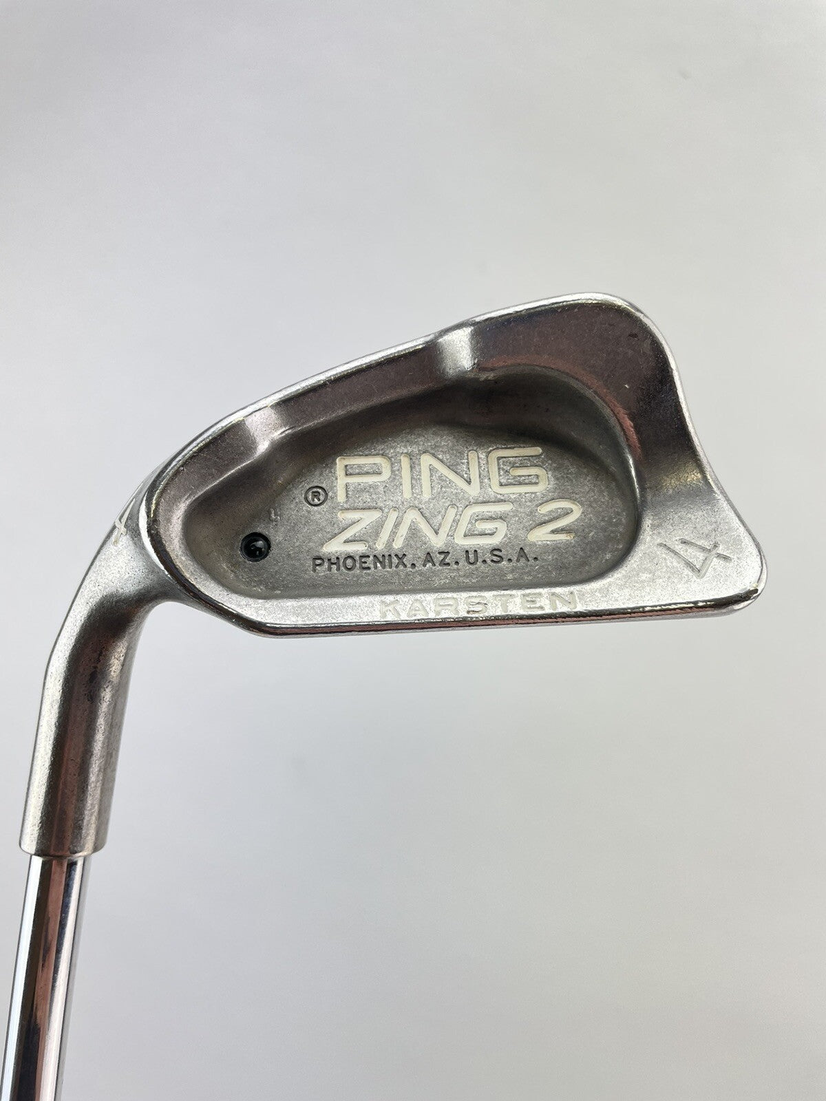 Ping Zing2 4 Iron Black Dot JZ Stiff Flex Steel /Left Handed /New Grip /199870