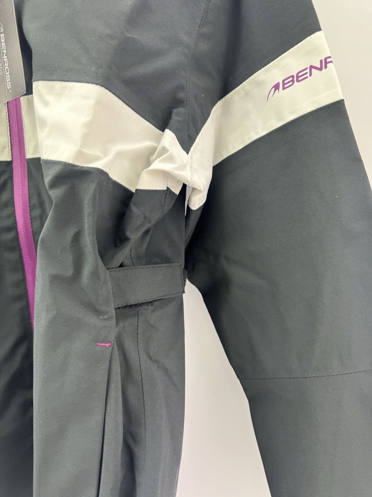 Ladies Benross Pearl Hydro Pro Black Rain Jacket UK Size 10/ Brand New/ 309273