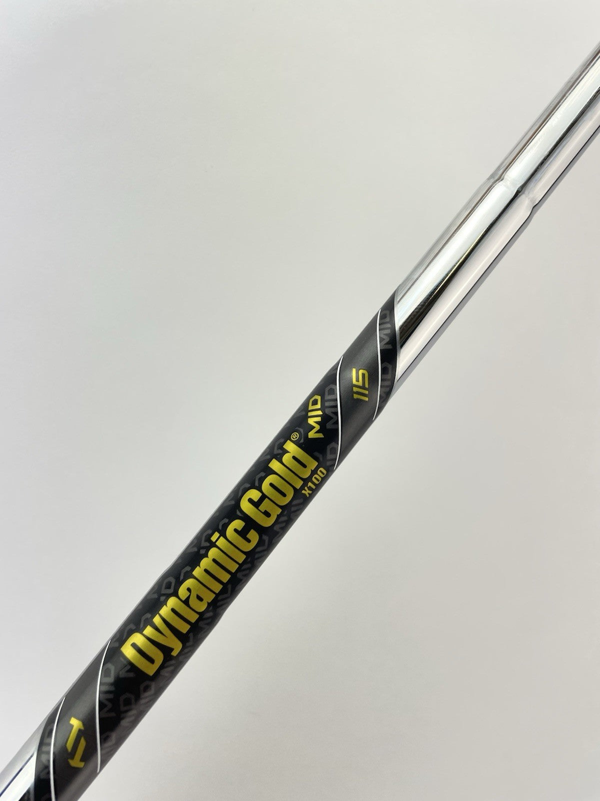 Dynamic Gold Mid 115 Iron Shaft X100 X Flex Steel 35.25” /0.355 Tapered /296094