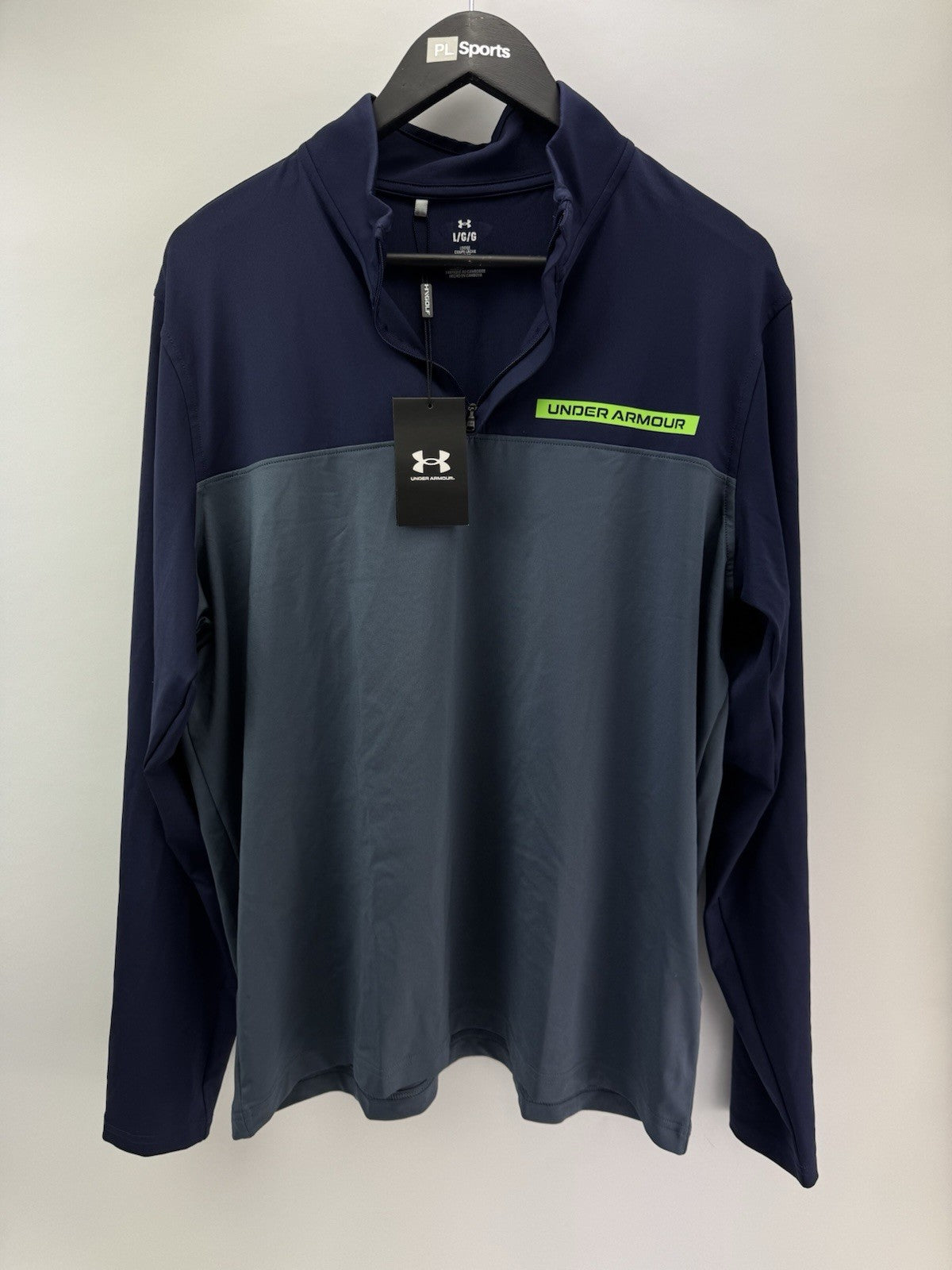 Under Armour Golf Pullover T2G 1/4 Zip Navy /Mens UK Large /New /286660