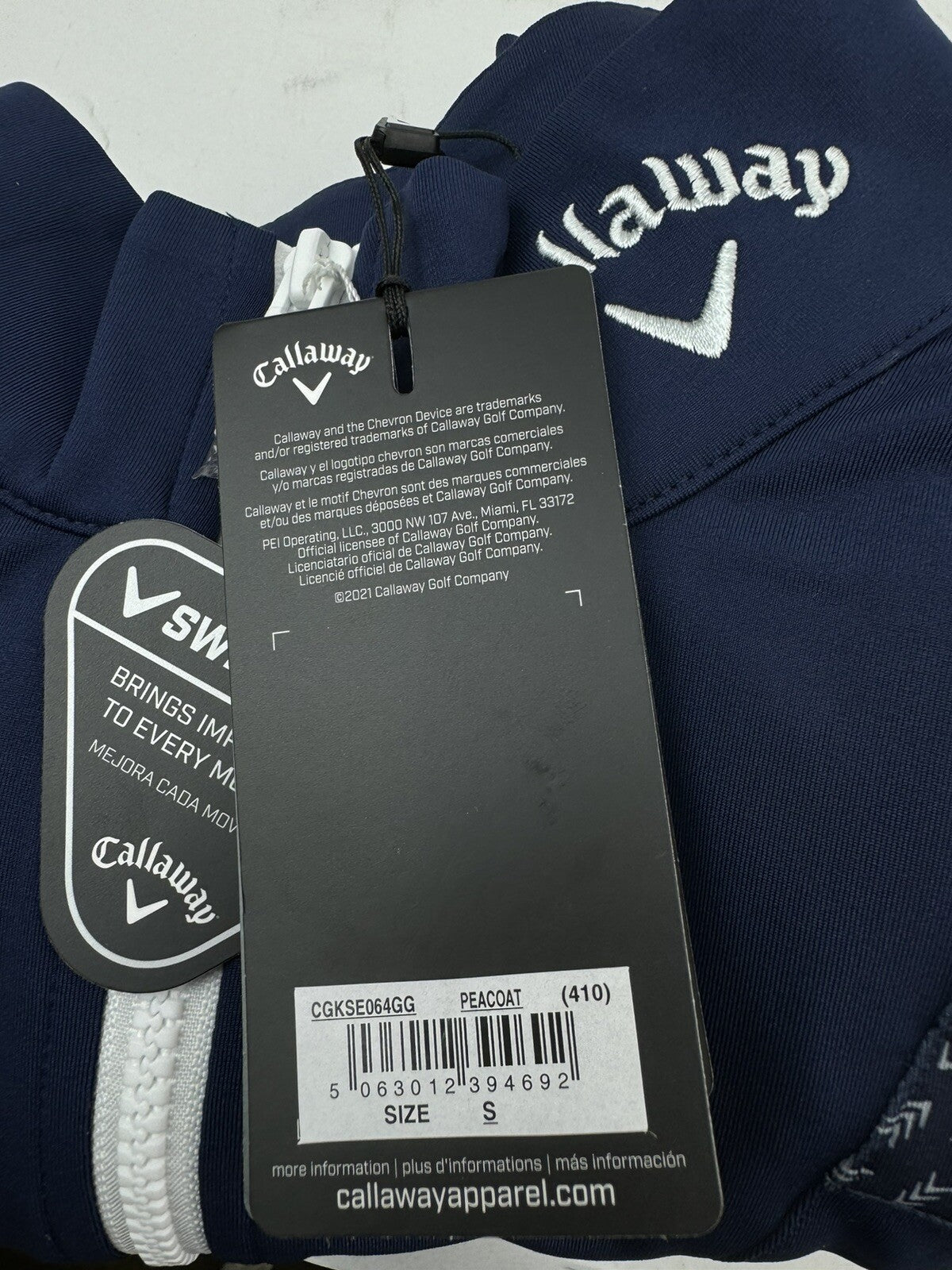 Callaway Odyssey Pullover Chev /Mens UK S /Navy /New /1999310