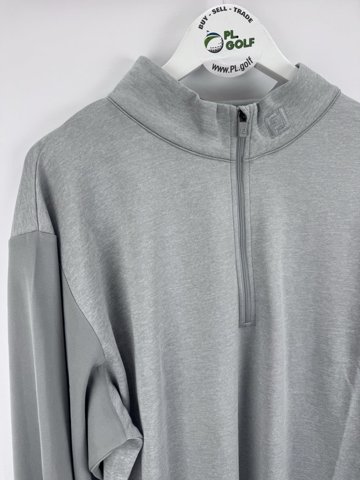 FootJoy Tonal Heather Chill-Out Pullover Mens Size 3XL Grey Long Sleeve/317142