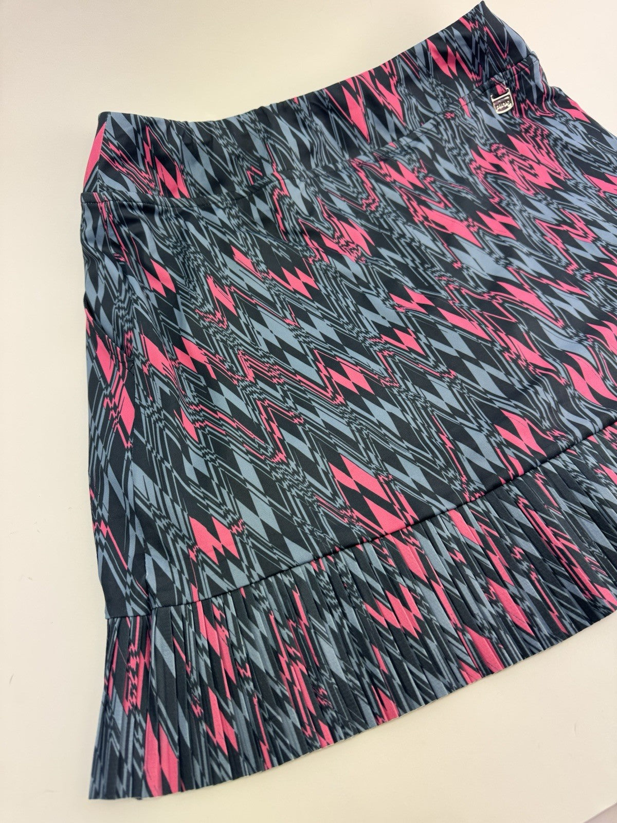 Ping Georgia Ladies Golf Skort UK Size 6/ Pleated/  Navy Multi/ Brand New/ 309206