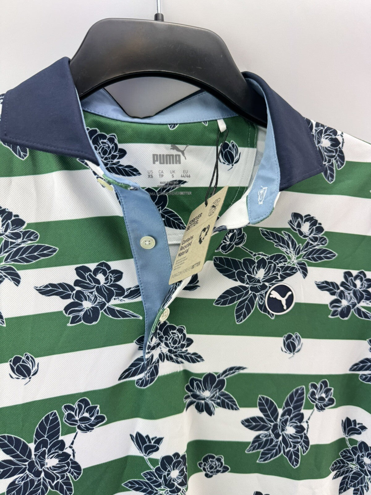 Puma Golf Men’s Polo Shirt Pique Garden /Green /UK Small /New /217943