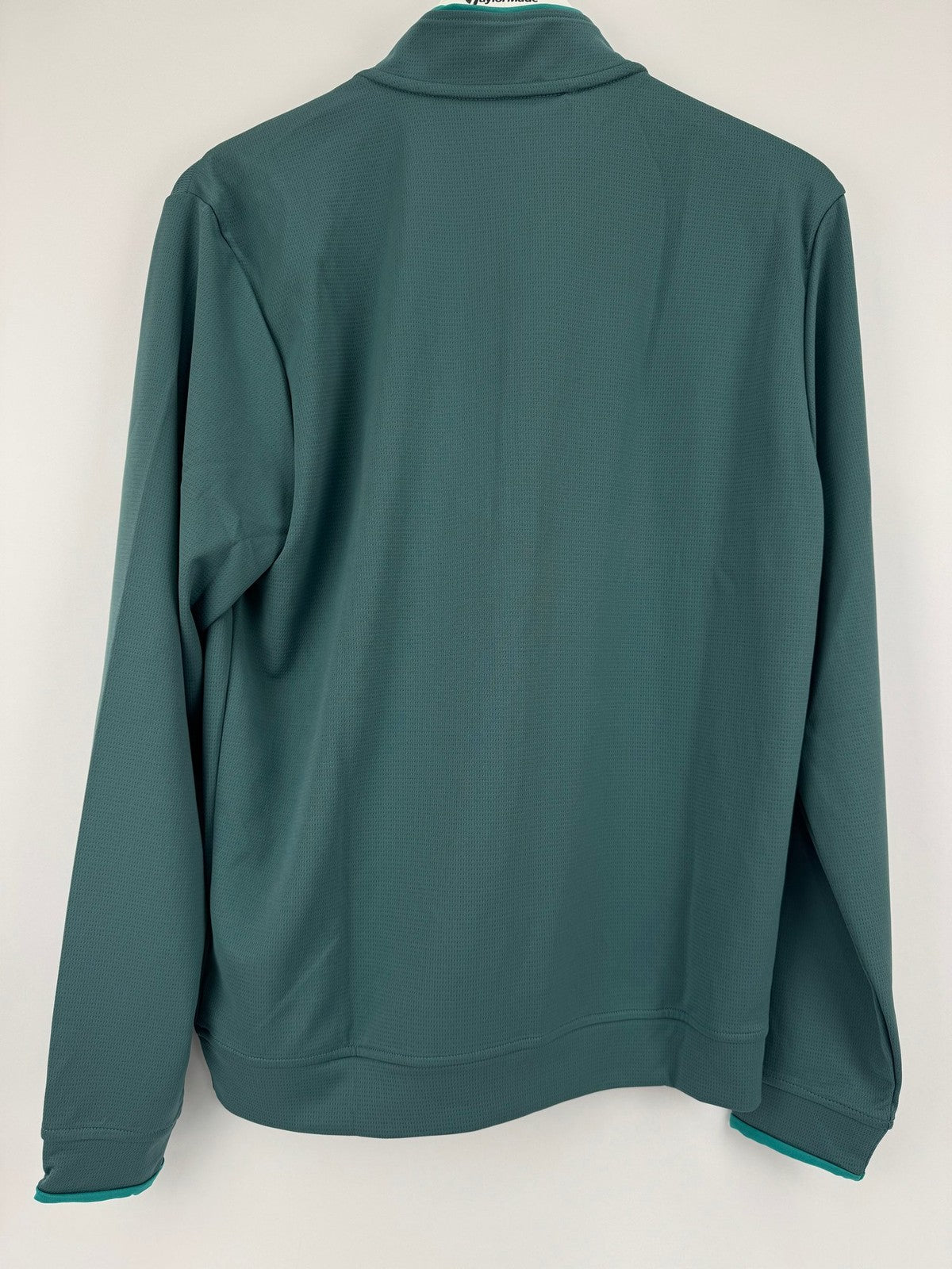 Adidas Core Light Weight Quarter Zip Pullover Men's Size Small Teal Golf/325566