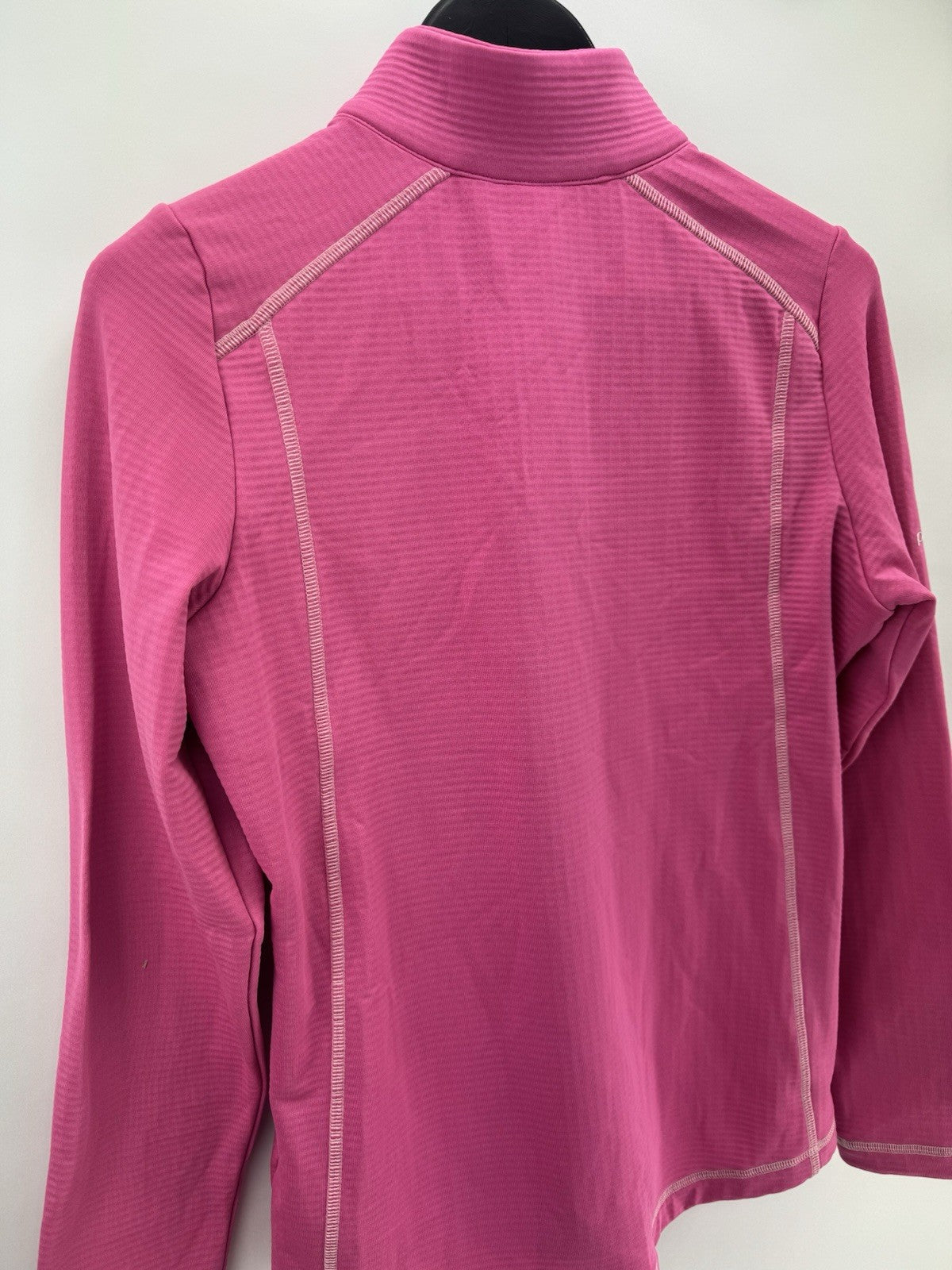 Ping Sonya Zip Neck Ladies Pullover Sweater Size 10/ Flamingo Pink/ New/ 309116