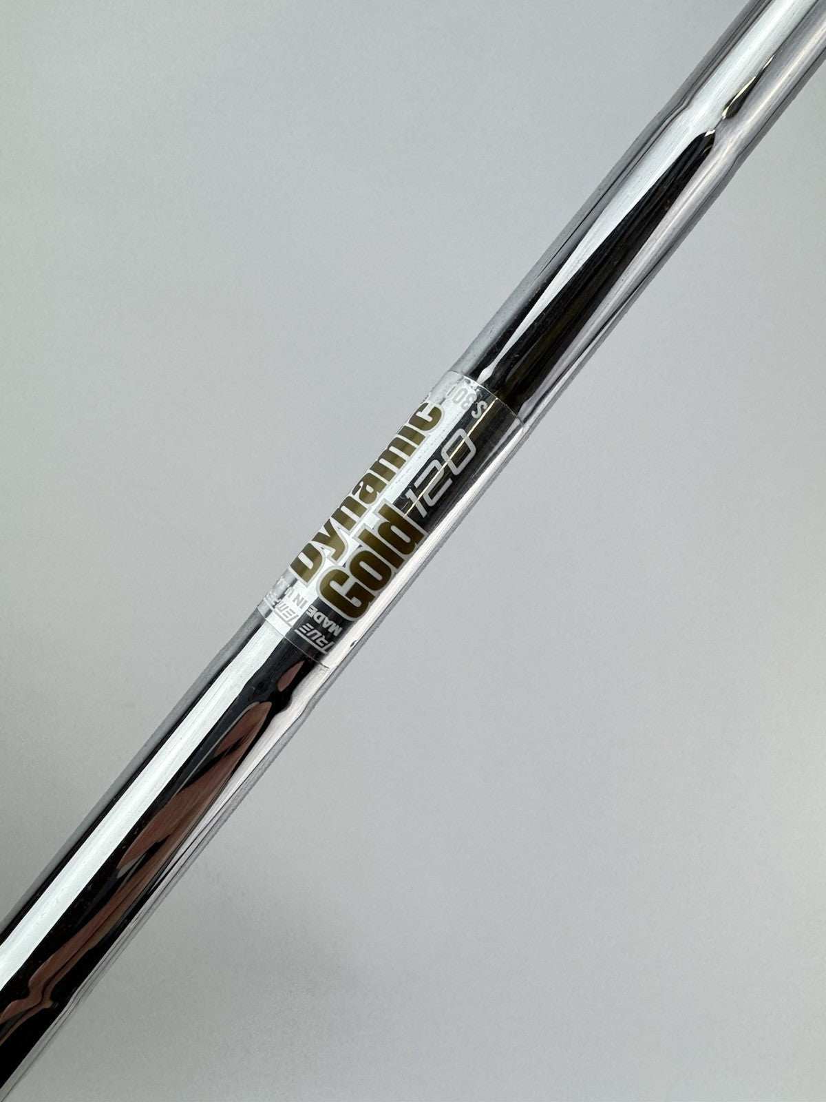Dynamic Gold 120 Iron Shaft S300 Stiff Flex Steel 35.25” /0.355 Tapered /308982