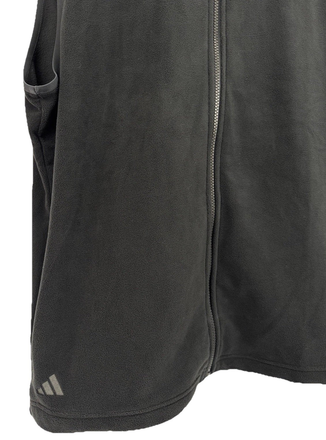 Adidas Ultimate365 Hoodie Vest Men's Size XL Black Fleece Sleeveless /325623