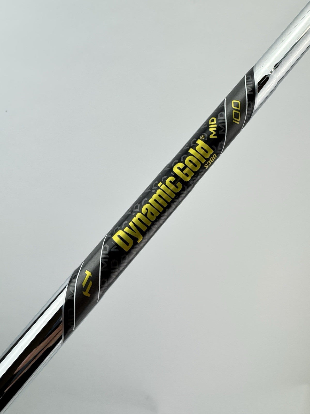 Dynamic Gold Mid 100 Iron Shaft Stiff Flex Steel 36.25” /0.355 Tapered /292960
