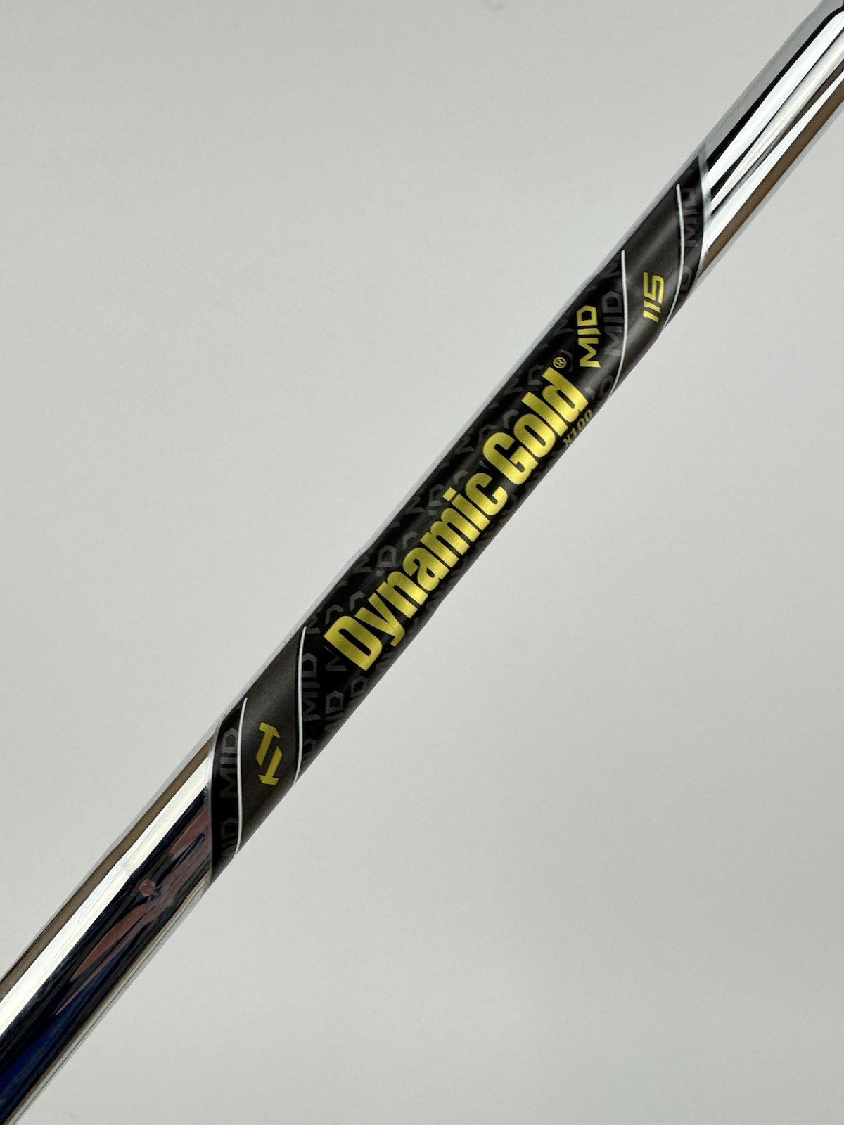 Dynamic Gold 115 Iron Shaft MID X100 X Flex Steel 35" /0.370 Parallel /326721