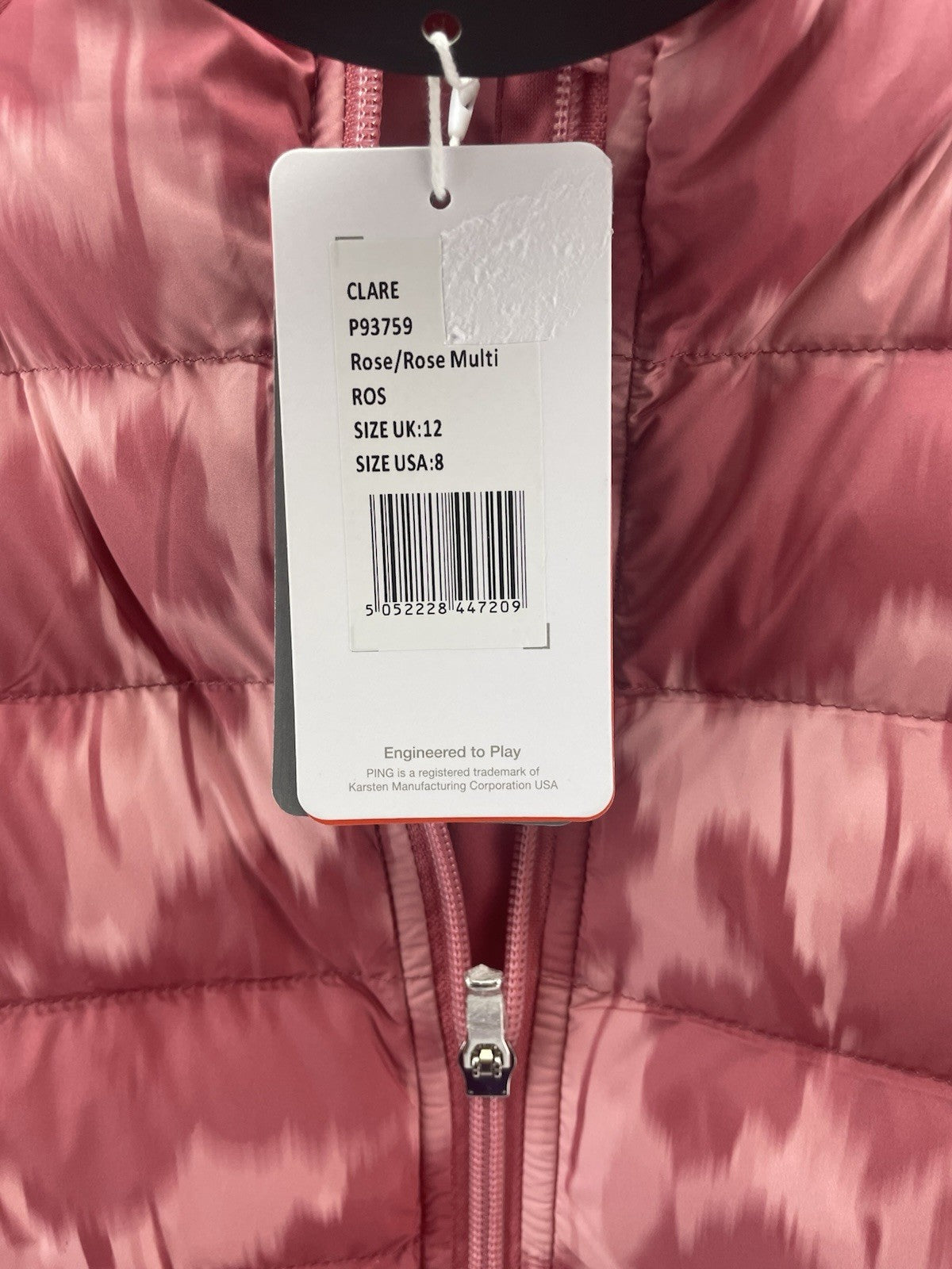 Ping Golf Ladies Jacket Clare Sensorwarm Full Zip UK 12 /New /280878