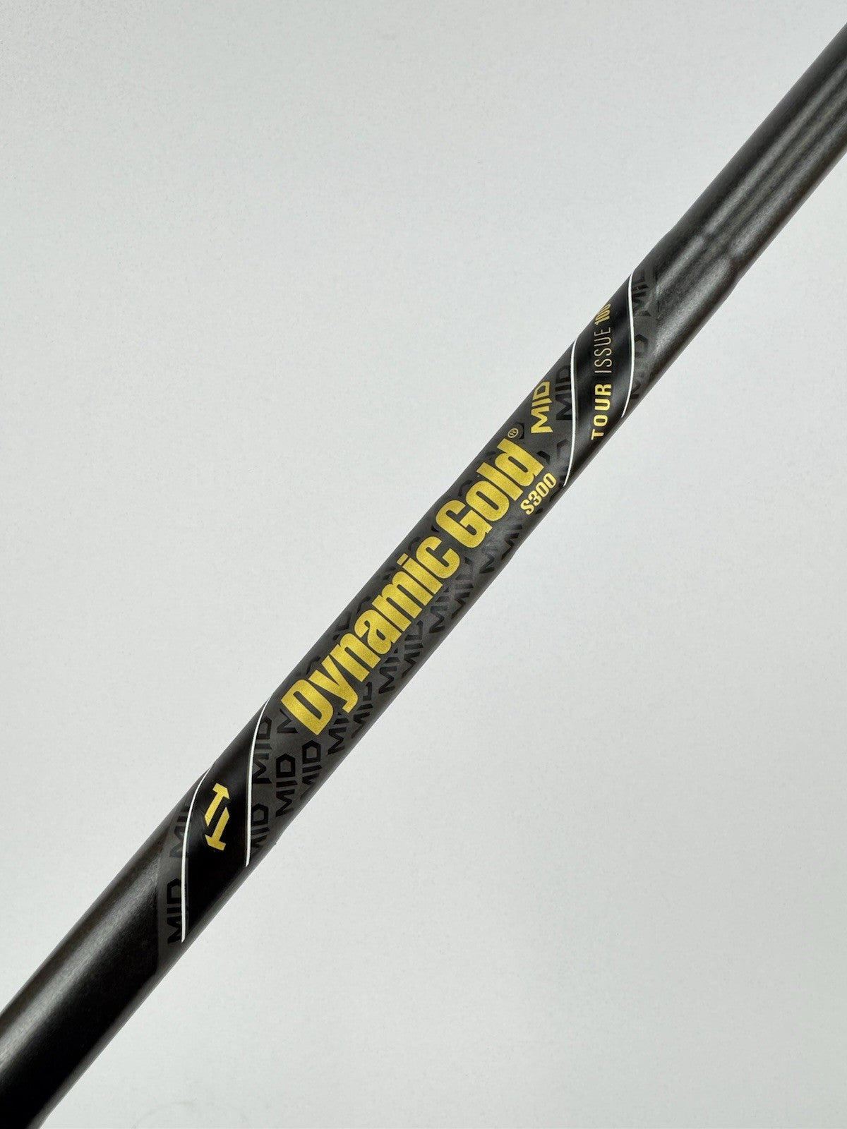 Dynamic Gold Tour Issue Iron Shaft Mid S300 Stiff Steel Blackout 36” /330250