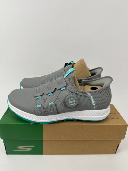 Skechers Go Golf Elite 5 Slip-In Womens Size UK 3.5 Grey/Aqua Arch Fit/349830