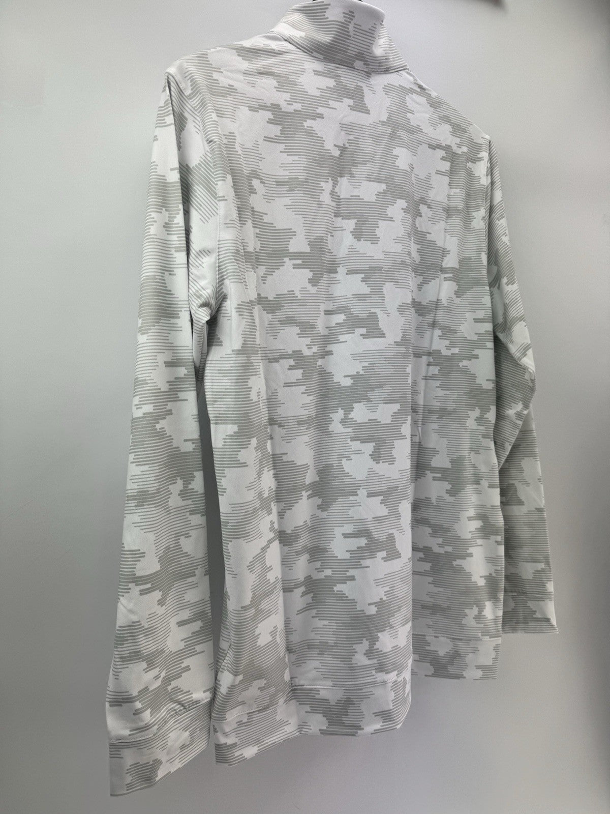 Puma Golf 1/4 Zip Cloudspun Pullover Camo Mens UK Small /White Glow /New /308099