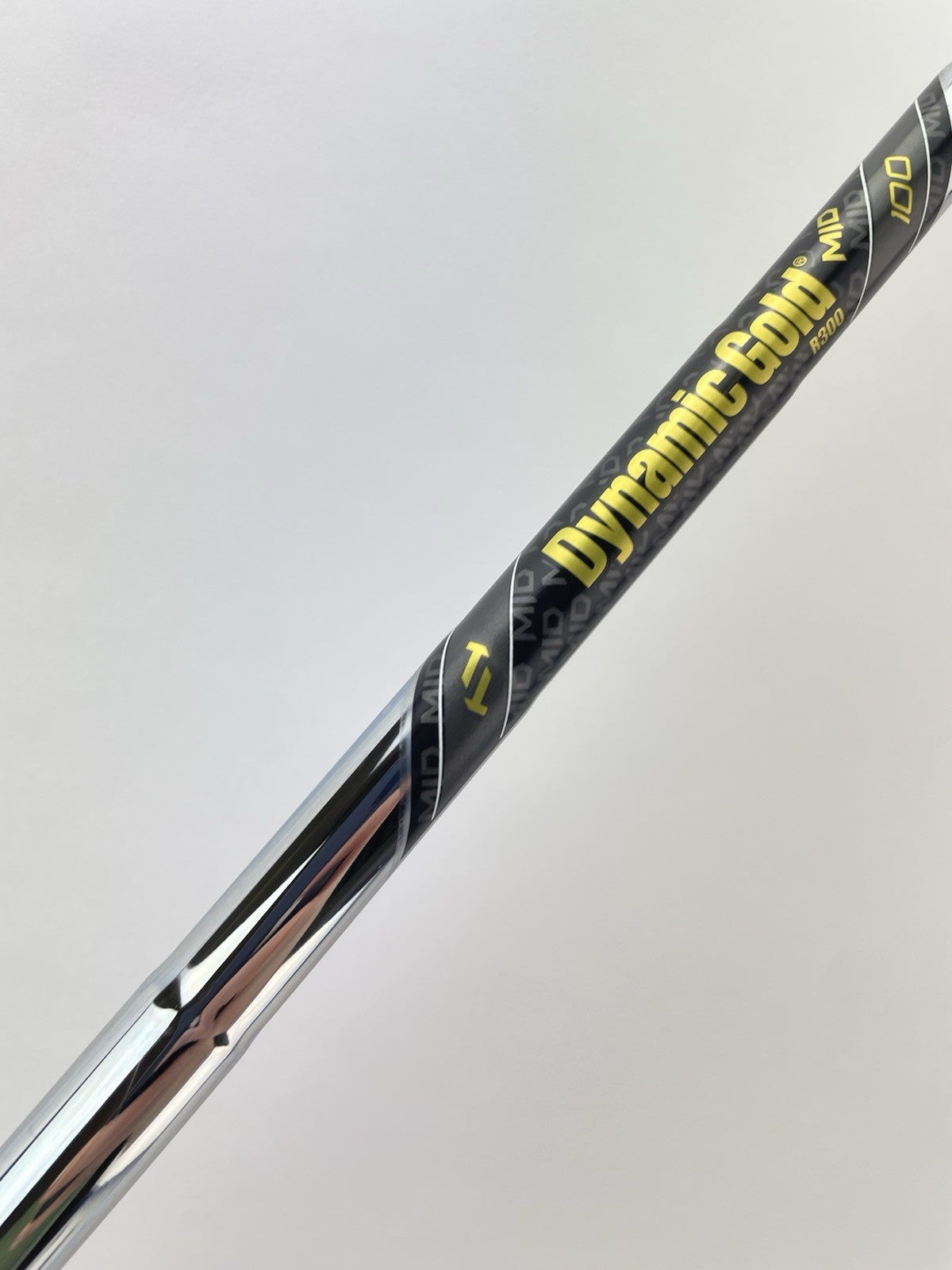 Dynamic Gold Mid 100 Iron Shaft R300 Regular Flex Steel 35.5” /0.355 /288342