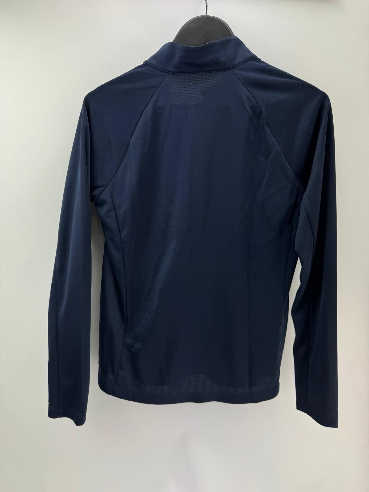 Womens Puma Lightweight Full Zip Knitted Golf Jacket Deep Navy Size S/ 300489