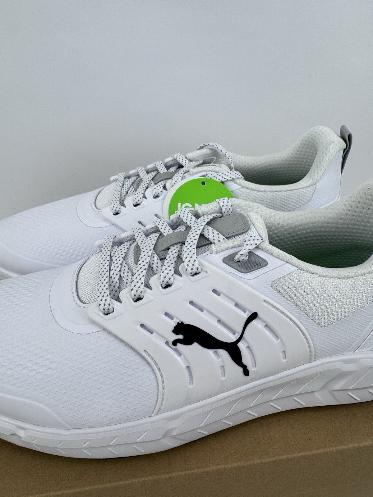 Puma Ignite Elevate 2 Tour Men's Golf Shoes Size UK 10 White Waterproof/319143