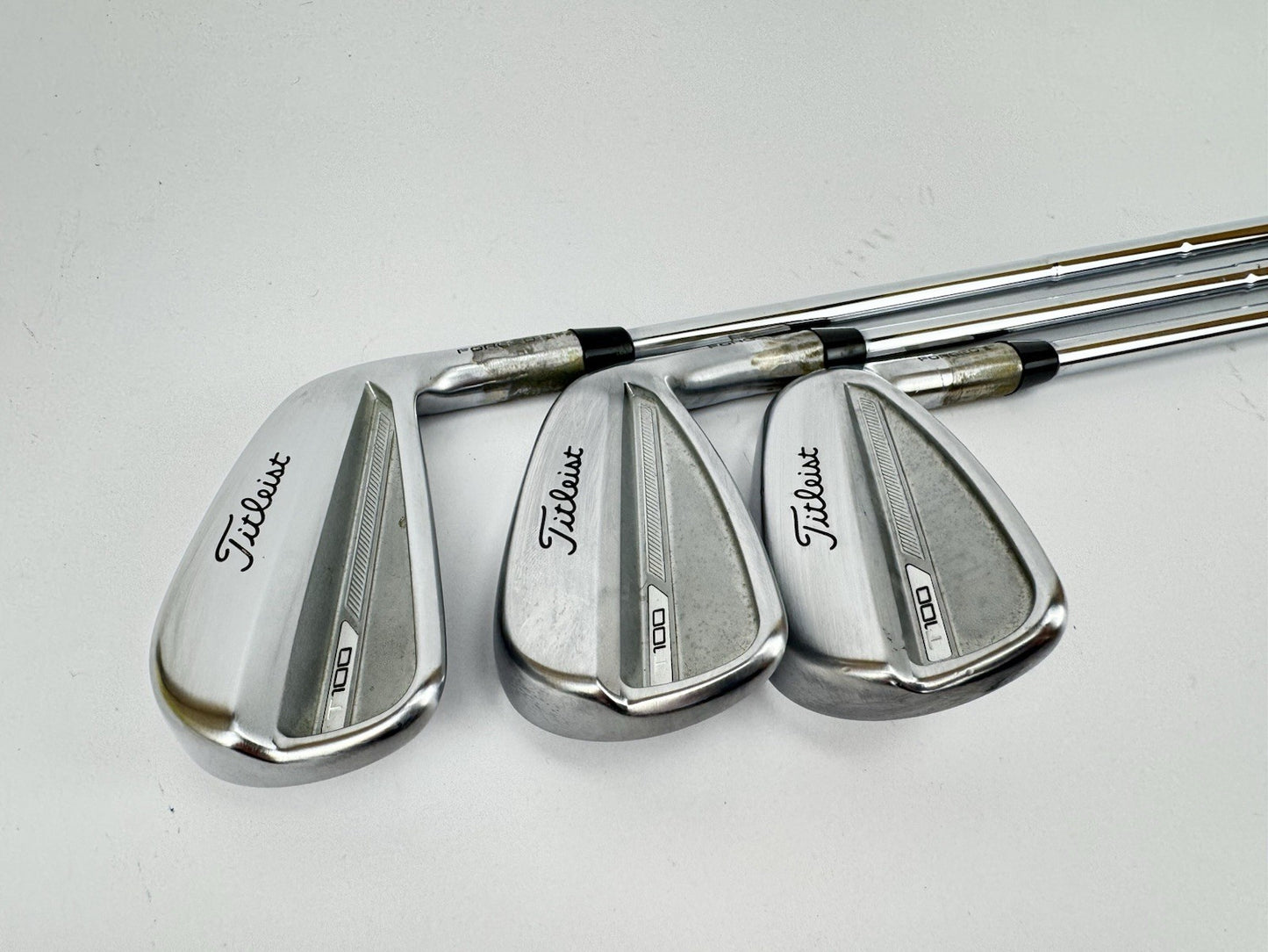 Titleist T100 Irons 6,8+PW DG Mid 115 S300 Stiff Steel /New Shafts + Grips/325760