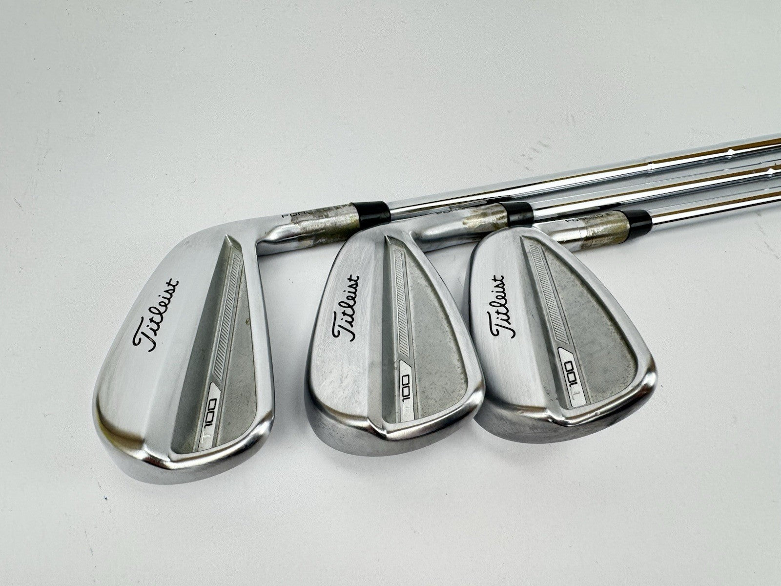 Titleist T100 Irons 6,8+PW DG Mid 115 S300 Stiff Steel /New Shafts + Grips/325760