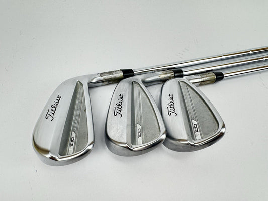 Titleist T100 Irons 6,8+PW DG Mid 115 S300 Stiff Steel /New Shafts + Grips/325760