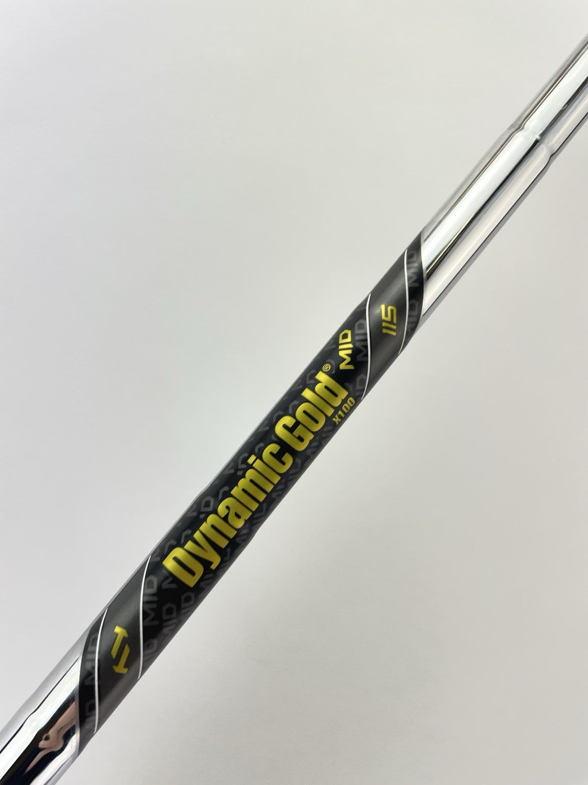 Dynamic Gold Mid 115 Iron Shaft X100 X Flex Steel 35.25” /0.355 Tapered /296093