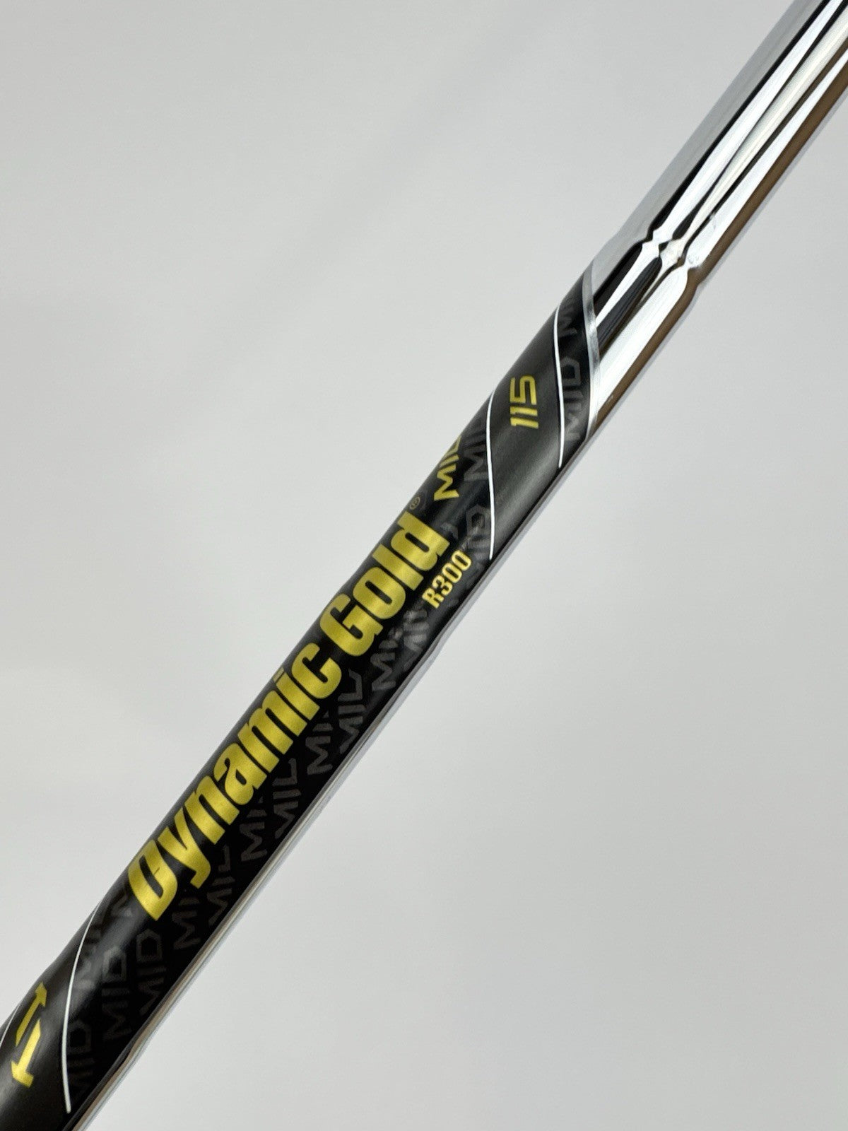 Dynamic Gold 115 Iron Shaft Mid R300 Regular Steel 35.25” /0.355 Tapered /326315