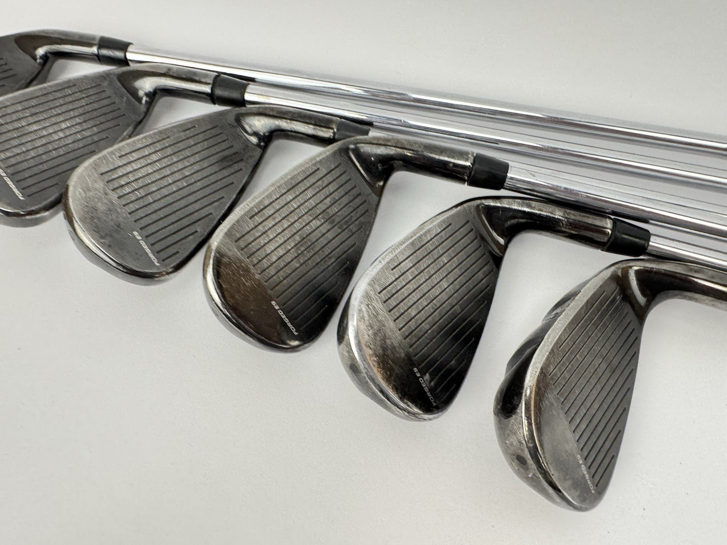 Cobra T Rail Irons Left Handed 5-PW Regular Flex Steel /Midsize Grips /356066