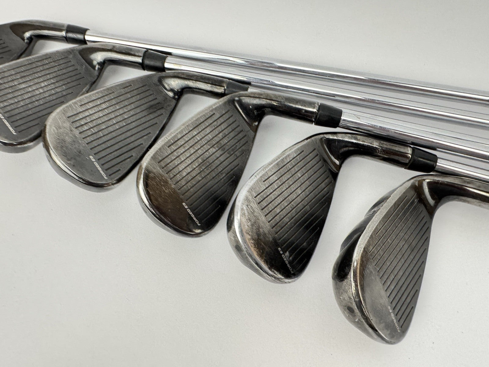 Cobra T Rail Irons Left Handed 5-PW Regular Flex Steel /Midsize Grips /356066