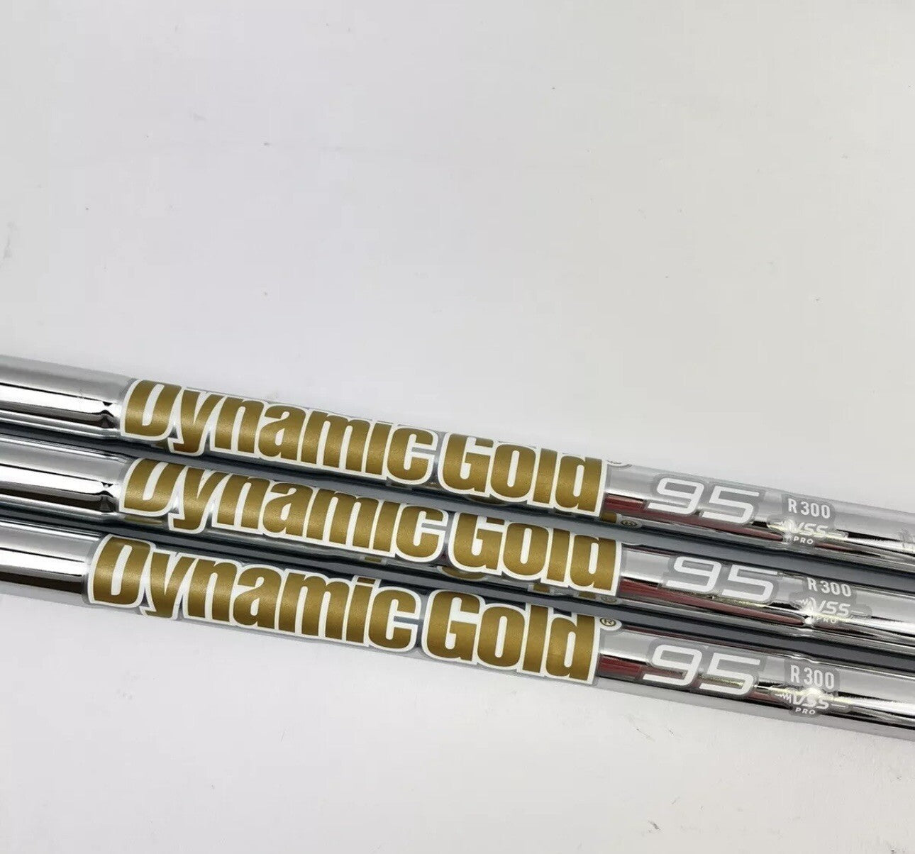 Dynamic Gold 95 Wedge Shaft Set (3) R300 Vss Regular Steel +1/2” 0.355 Tapered0