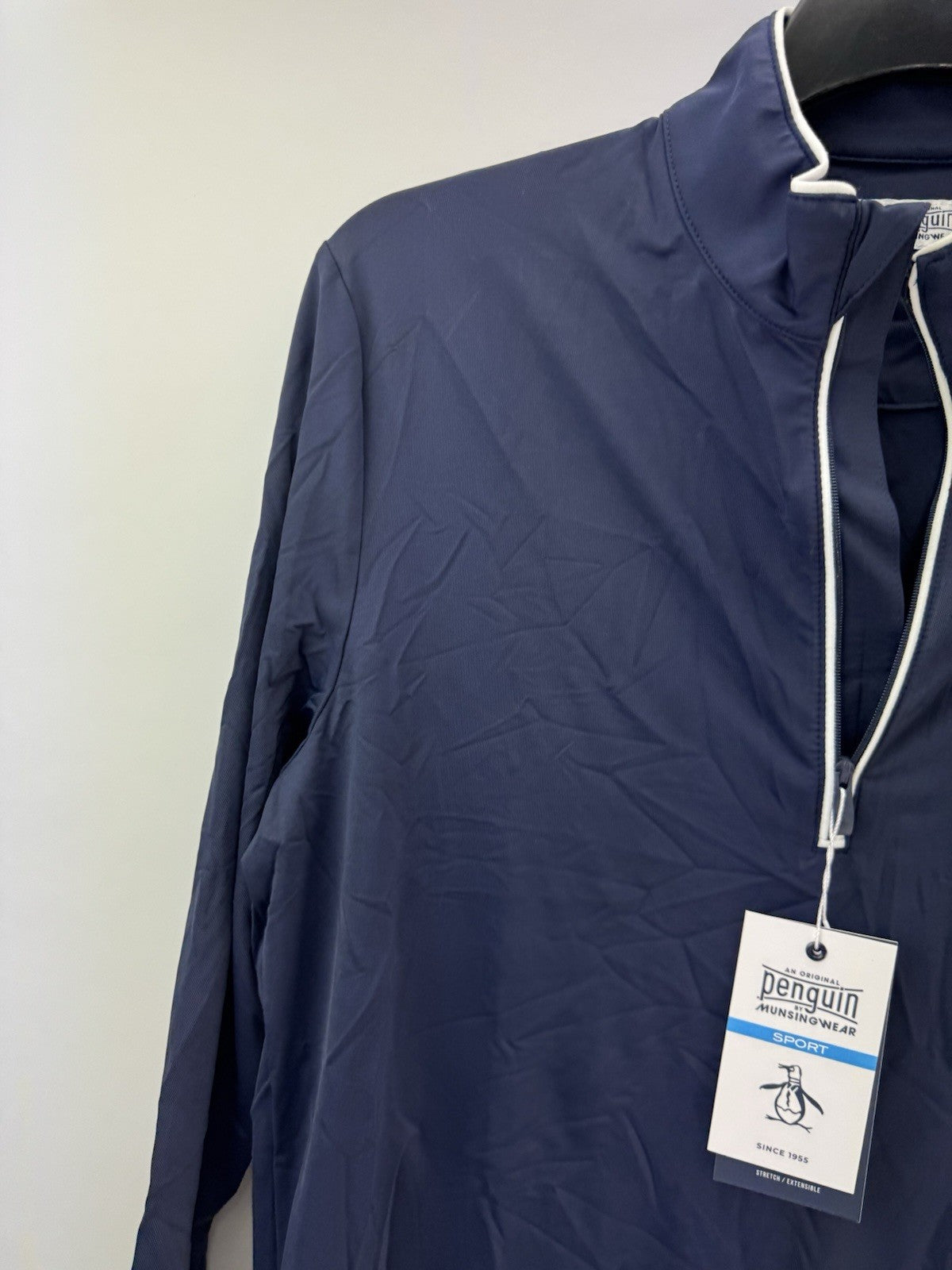Original Penguin Golf Performance 1/4 Zip Earl Pullover Lightweight UK M /252502