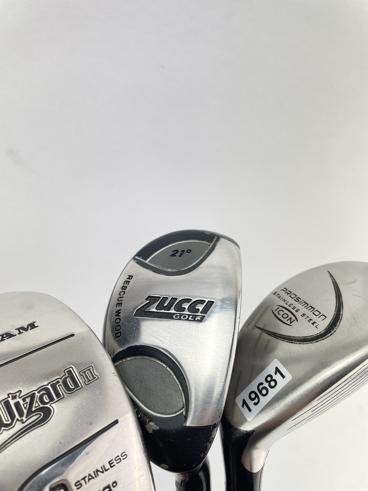 Mens Golf Hybrid Set 18,21&24* Regular Flex Steel/Right Handed /New Grips /196812