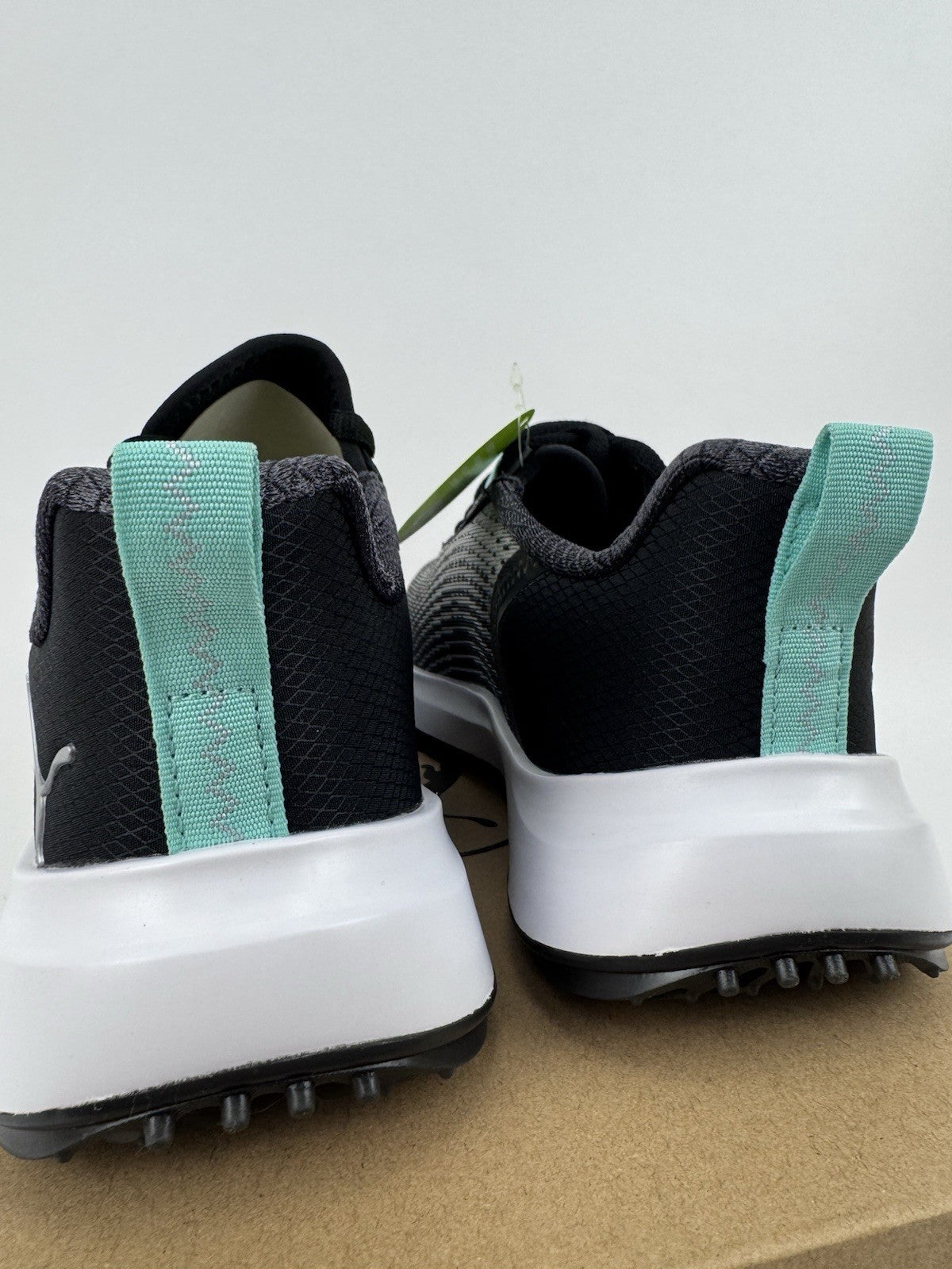 Puma Fusion Crush Sport Women's Trainers Size UK 4 Black Mint Breathable/323286