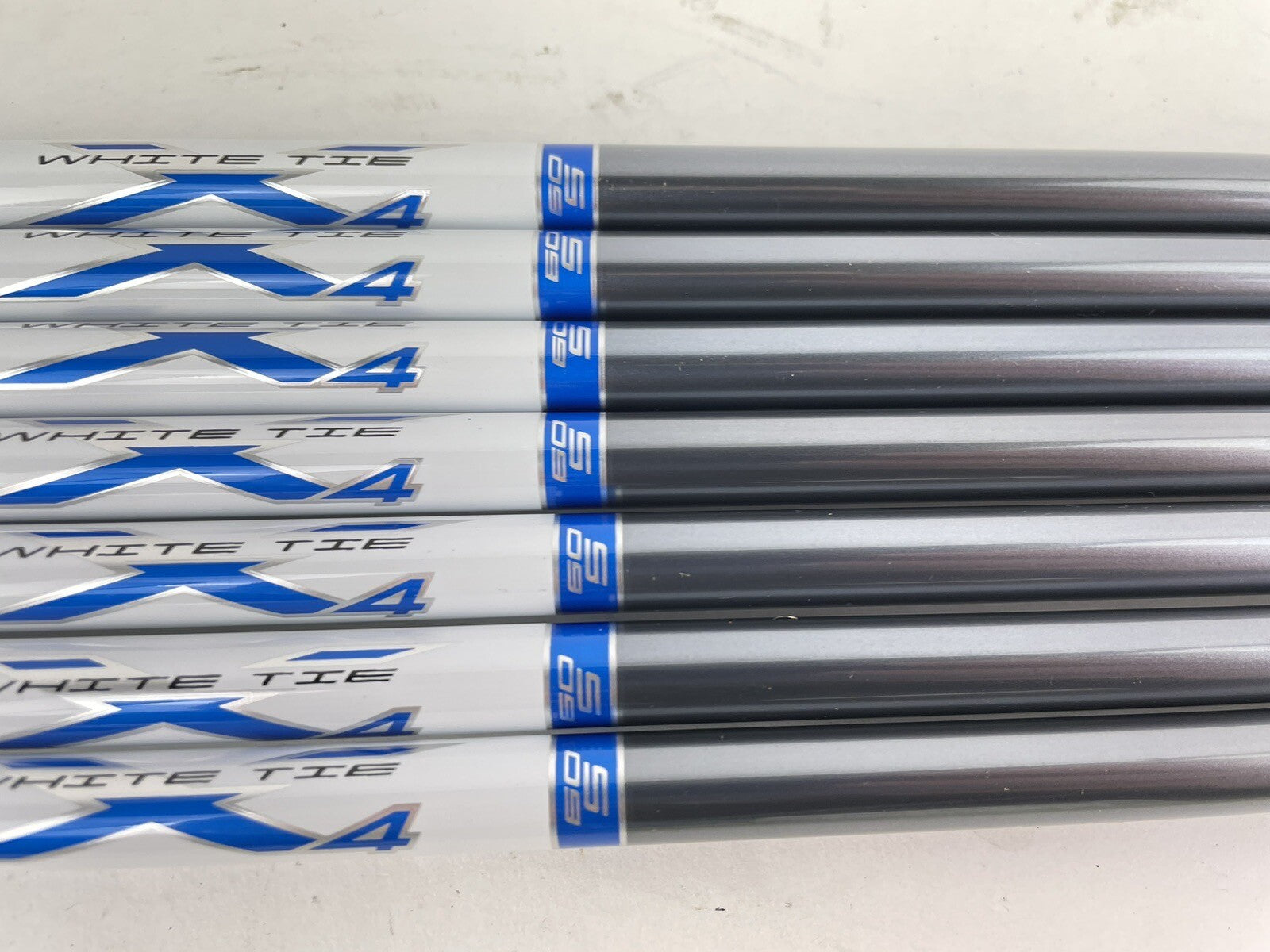 Matrix Ozik Iron Shaft Set White Tie (7) X4 60S Stiff Graphite 42/0.370/New3