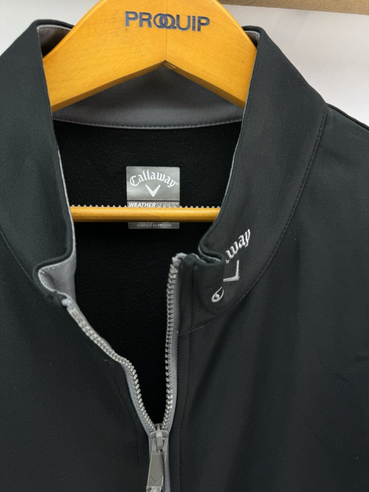 Callaway Mens Thermal Gilet High Gauge UK XXL /Full Zip /Black /New /217113