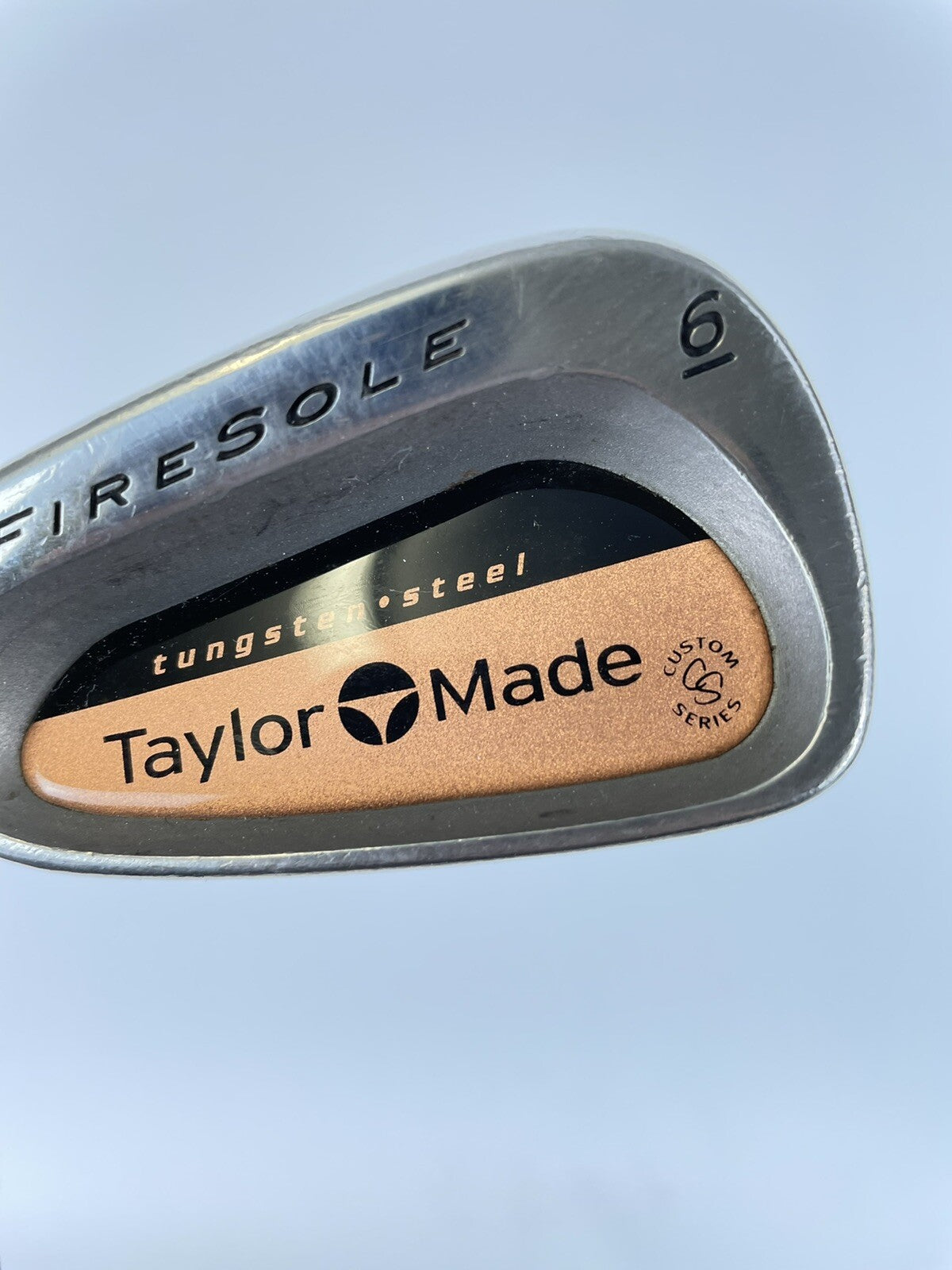 Taylormade Firesole Tungsten 6 Iron Bubble Stiff /Left Handed /Great Grip /06811