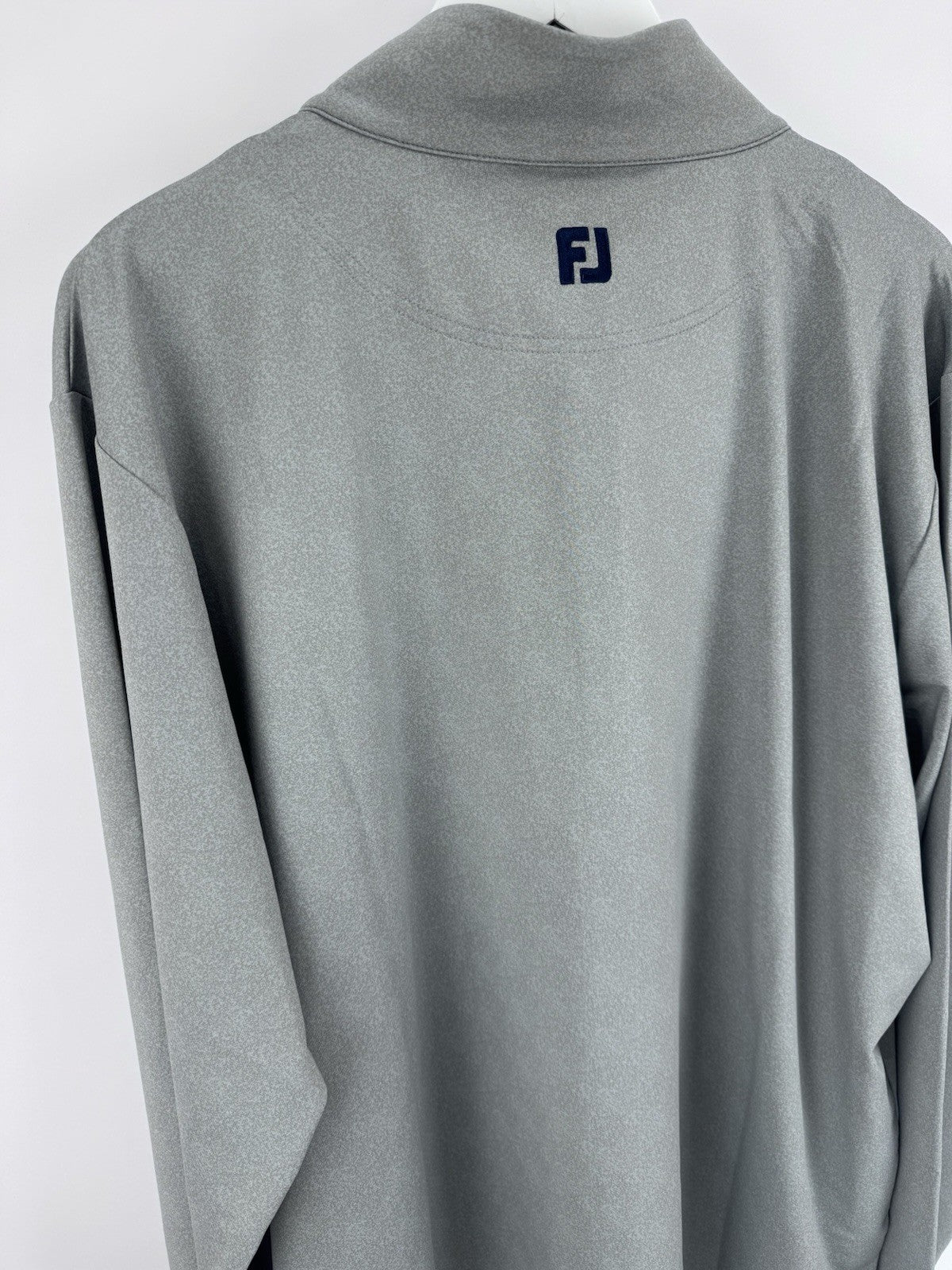 FootJoy Speckle Print Chill-Out Men's Golf 3XL Pullover Grey Quarter/317066