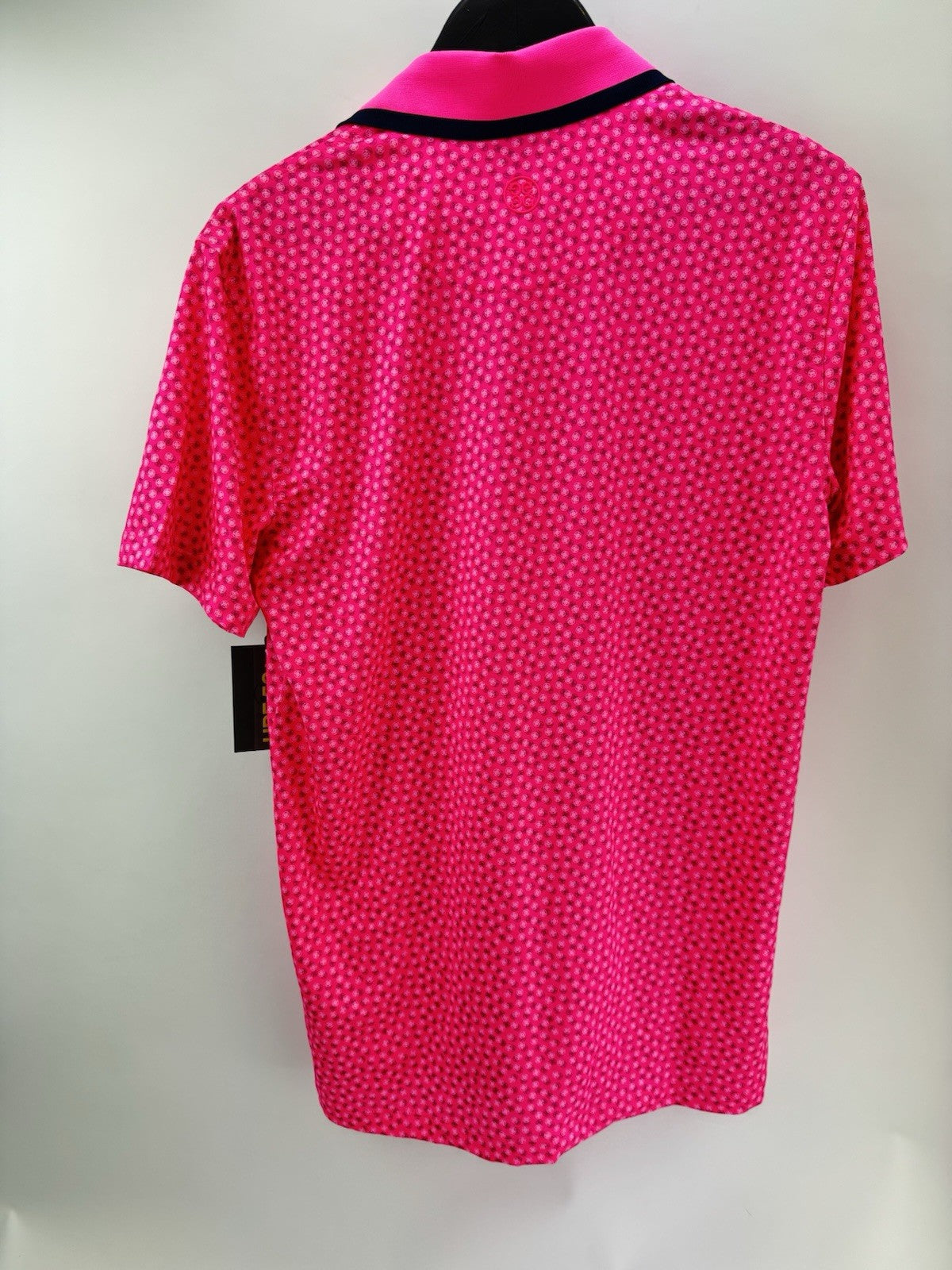 G Fore Golf Polo Shirt Triple Circle G’s Mens UK Small /Pink /New /294769