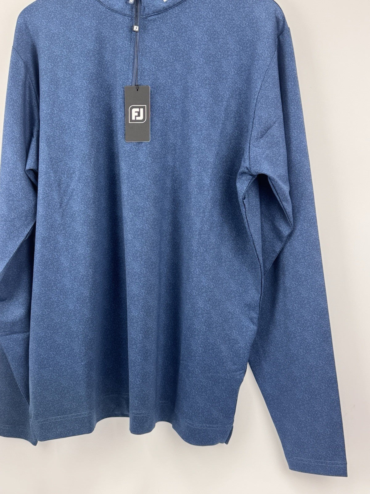 FootJoy Speckle Print Chill-Out Golf Pullover Men's Size Large/ Navy Blue/ 317125