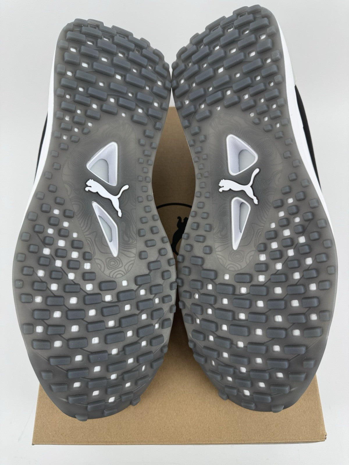 Puma Ignite Elevate X Men's Golf Shoes Size UK 7.5 Slate Black Ash Grey/321654