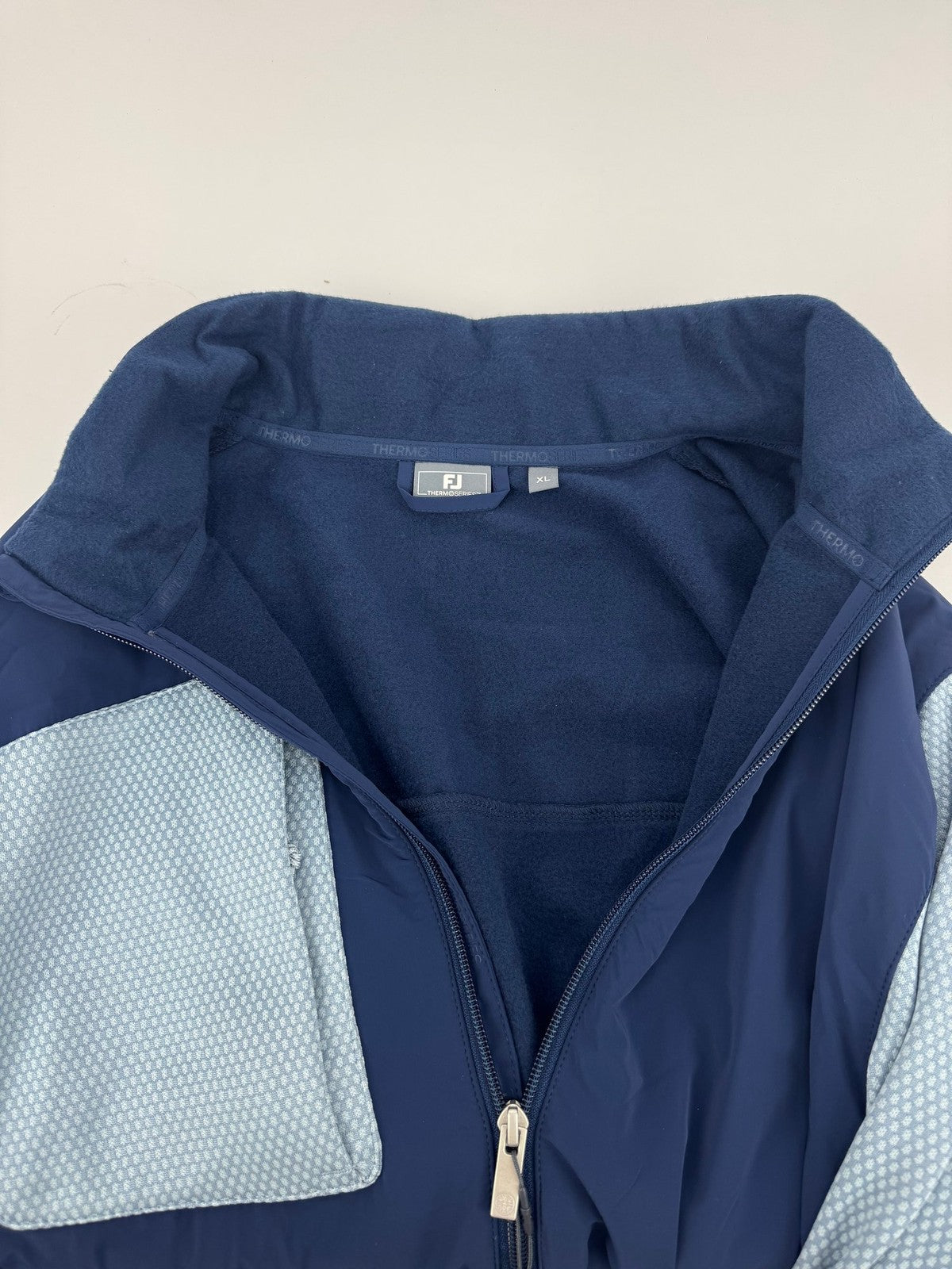 FootJoy Thermoseries Hybrid Jacket Men's XL Navy Grey Wind Resistant/3305610