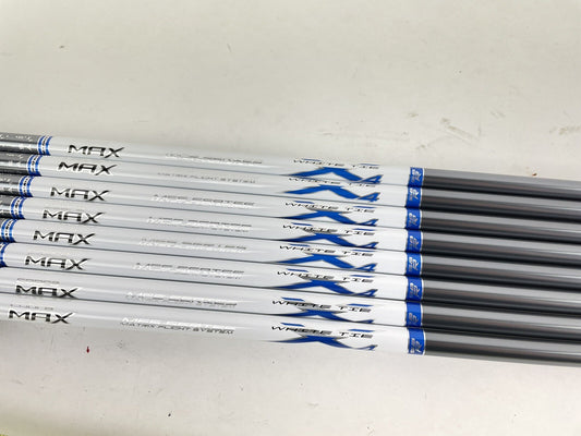 Matrix Ozik White Tie Iron Shaft Set (8) X4 58R Regular Graphite 42”/0.370/138420